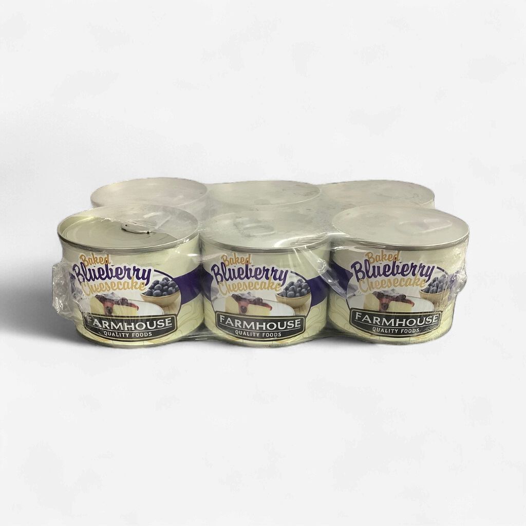 Tinned Baked Blueberry Cheesecake 6 x 200g