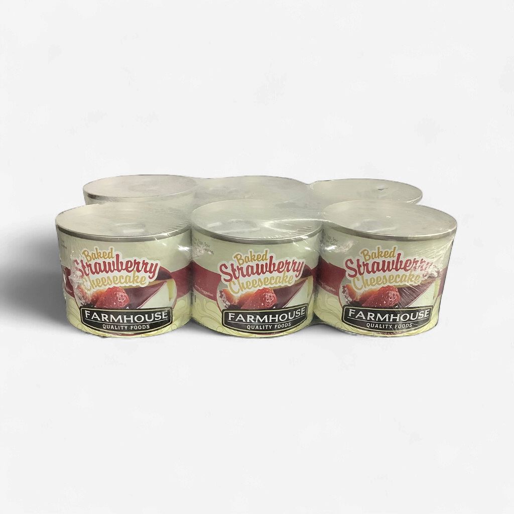 Tinned Baked Strawberry Cheesecake 6 x 200g