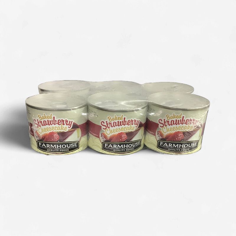 Tinned Baked Strawberry Cheesecake 6 x 200g