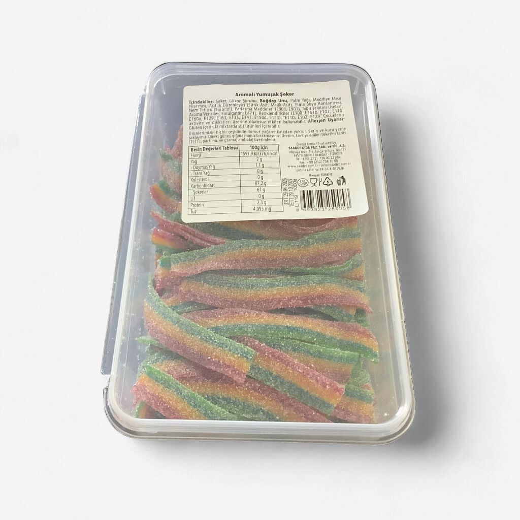 Jellopy Jelly Stick Sour Belts 1kg