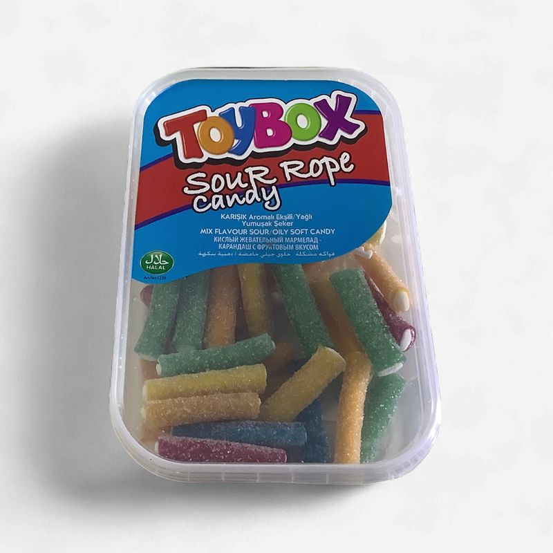 ToyBox Mixed Flavours Mini Filled Sour Rope  200g