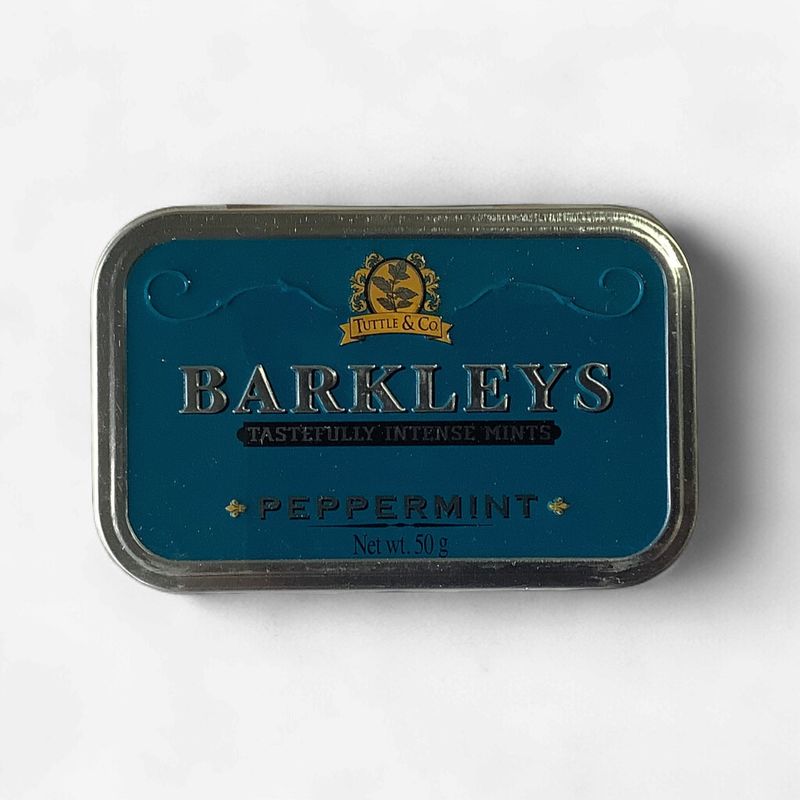 Barkleys Peppermint Tastefully Intense Mints  50g