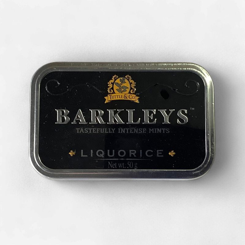 Barkleys Liquorice Tastefully Intense Mints  50g