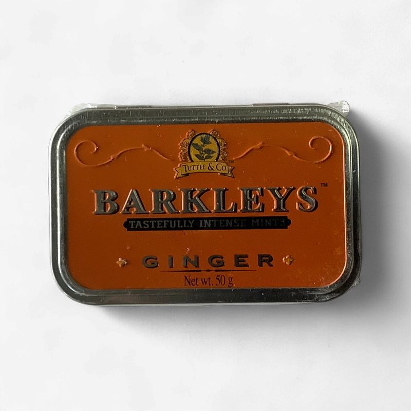 Barkleys Ginger Tastefully Intense Mints  50g