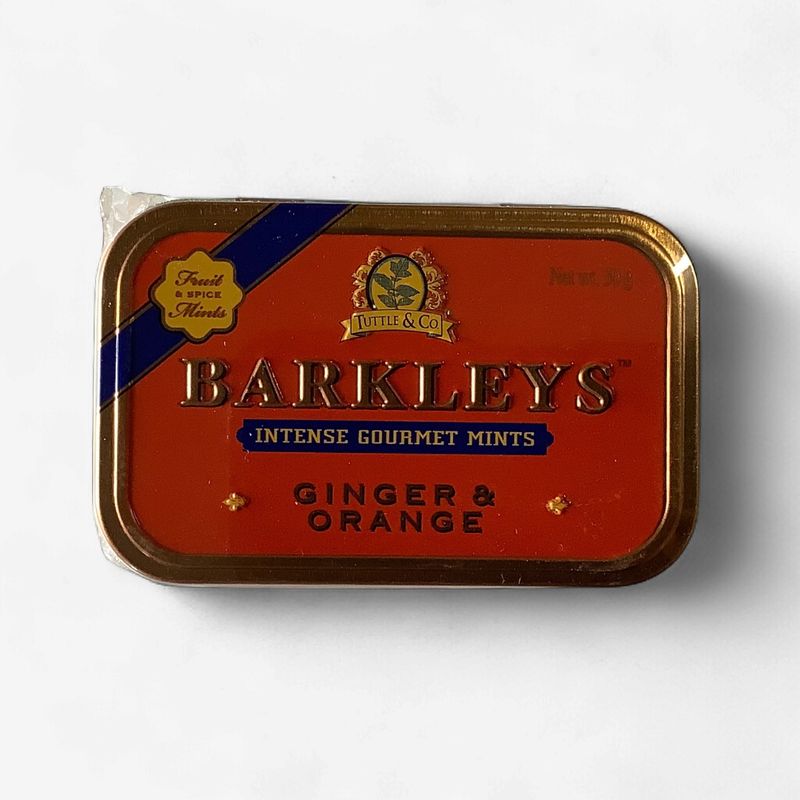Barkleys Ginger &amp; Orange Intense Gourmet Mints 50g