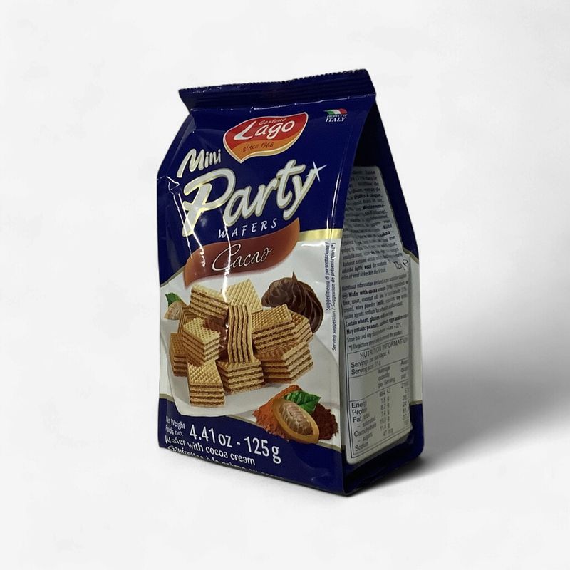 Gastone Lago Mini Party Wafers With Cocoa Cream 125g