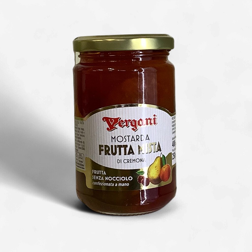 Vergani  Mostarda Frutta Mista Di Cremona 400g