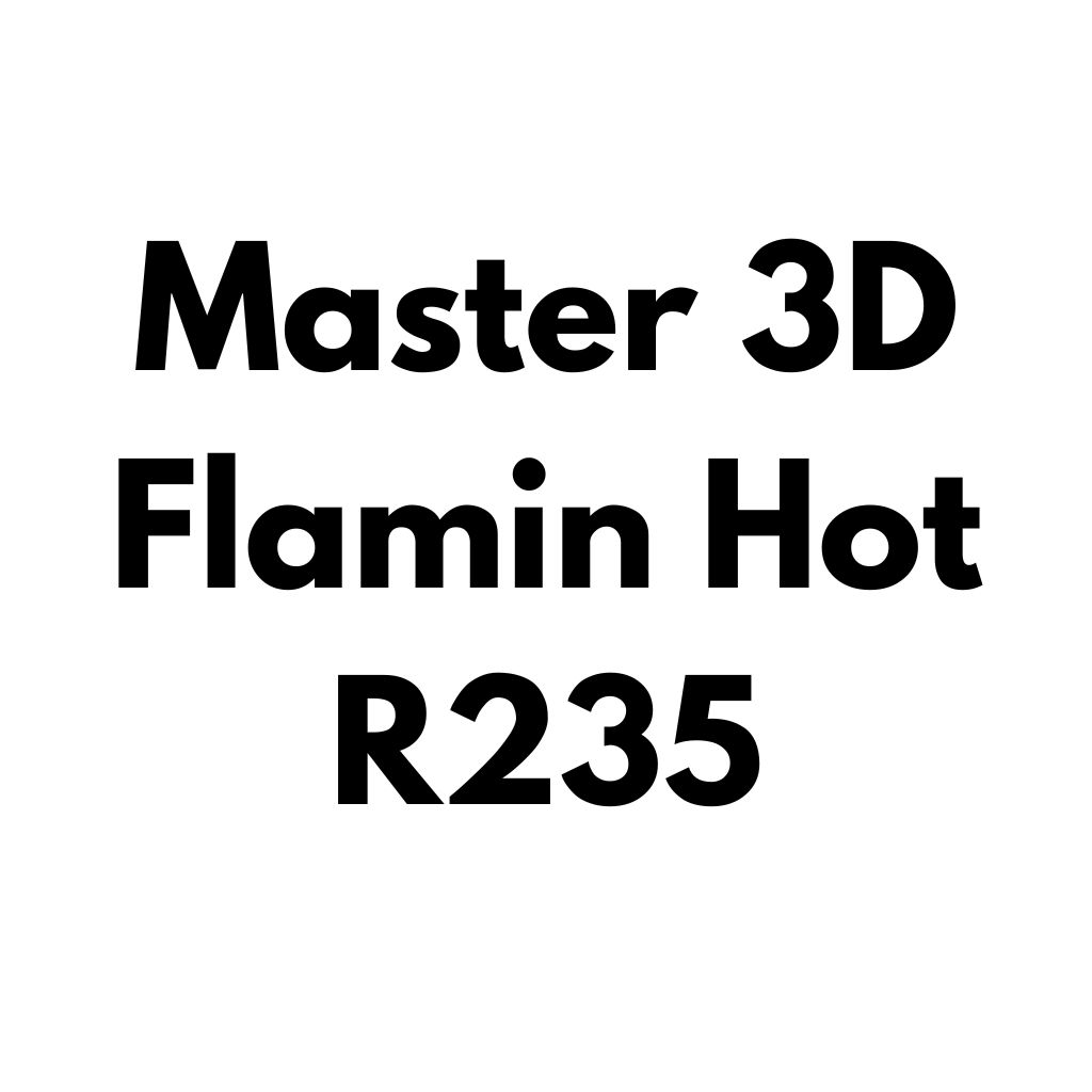 Master 3D Corn Oval Flamin' Hot Flavour 20 x 100g