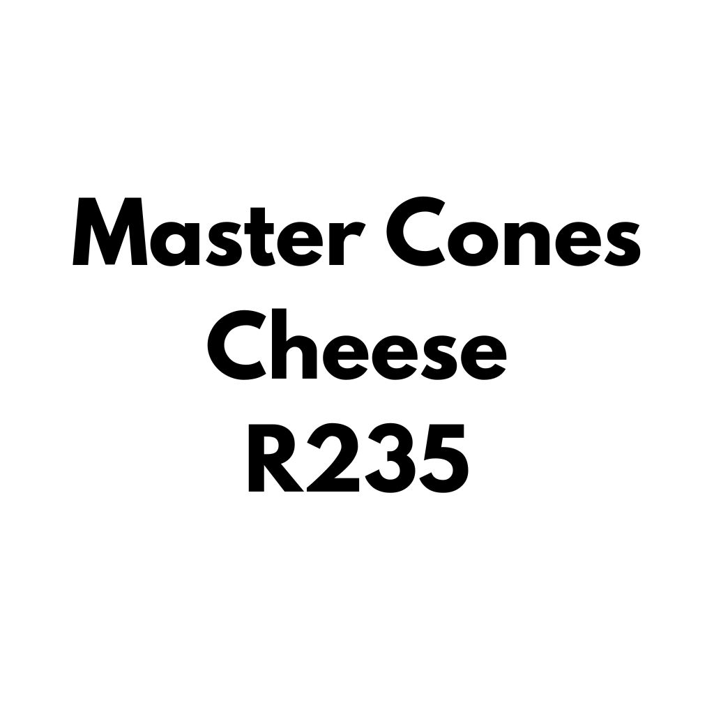 Master Cones Cheese Flavour 20 x 100g