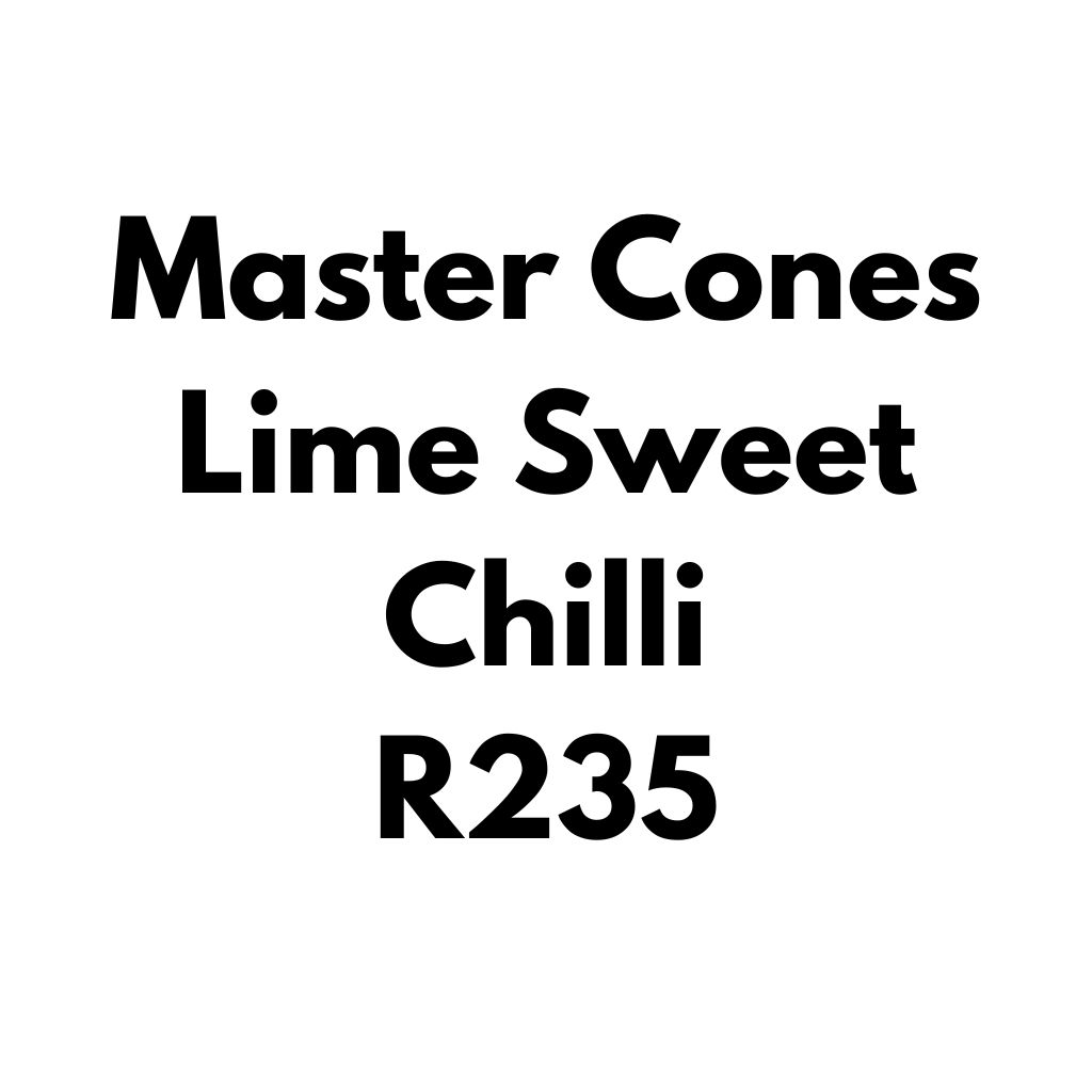 Master Cones Lime &amp; Sweet Chilli Flavour 20 x 100g