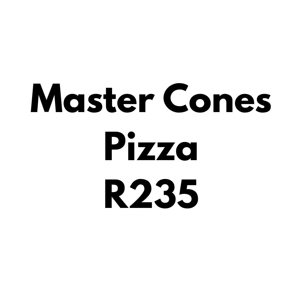 Master Cones Pizza Flavour 20 x 100g