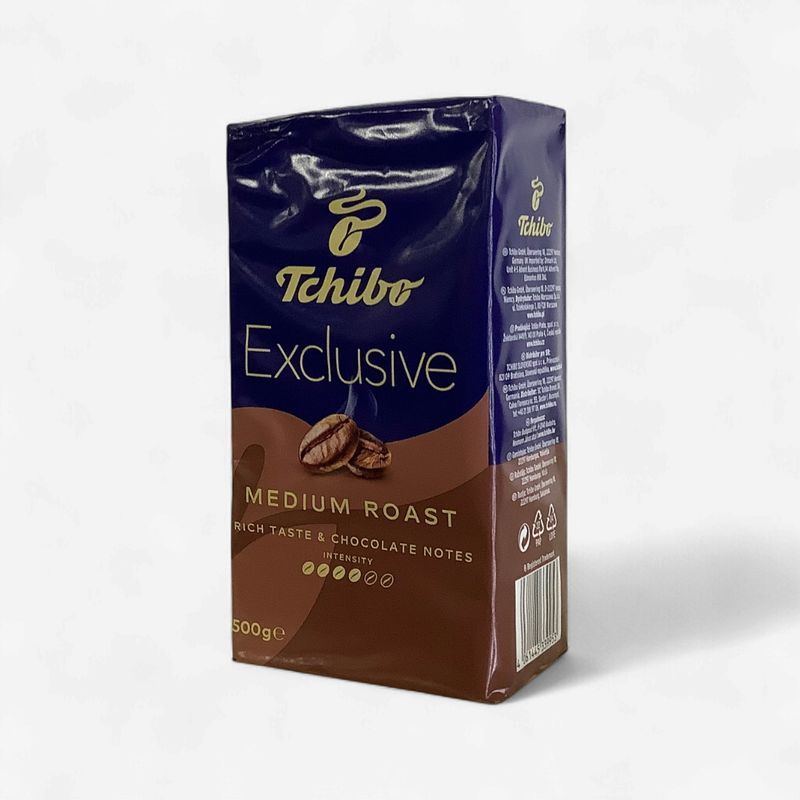 Tchibo Exclusive Medium Roast Ground Coffee 500g