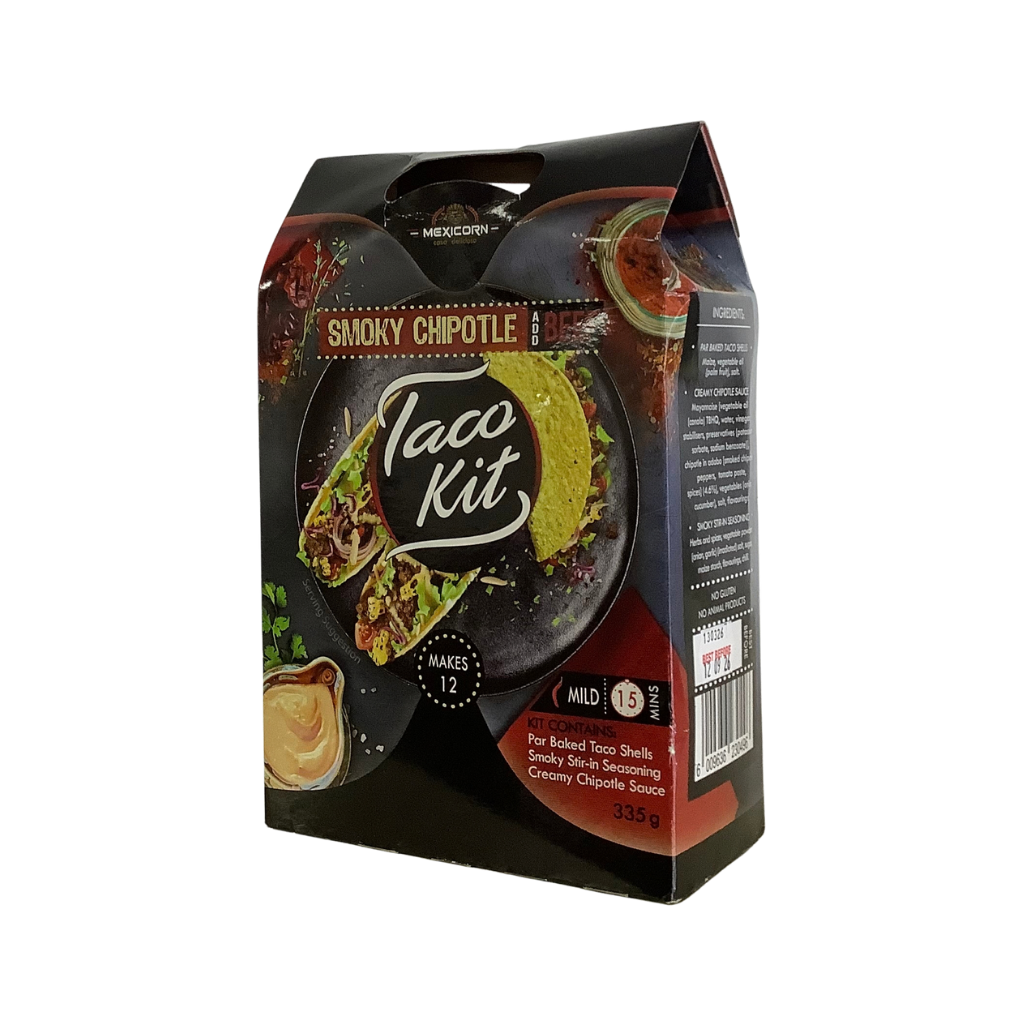 Mexicorn Taco Kit Smoky Chipotle Mild 335g