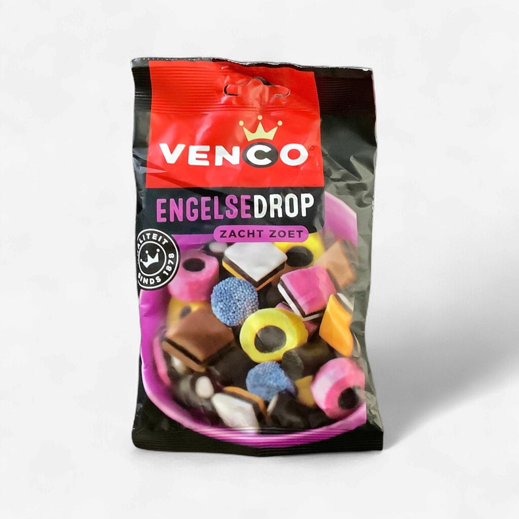 Venco Engelse Drop Zacht Zoet 100g