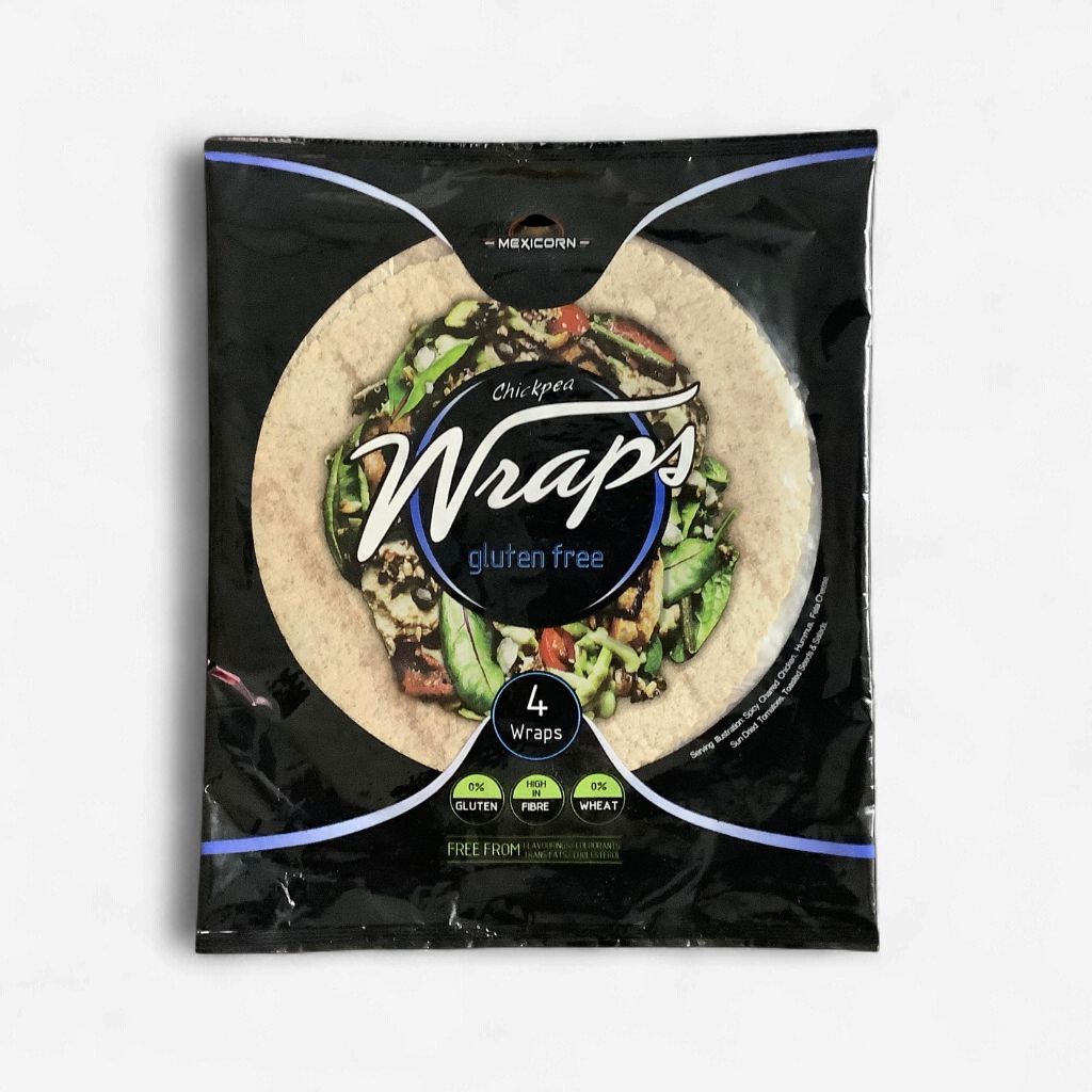 Mexicorn Chickpea Wraps 4 Pack 280g