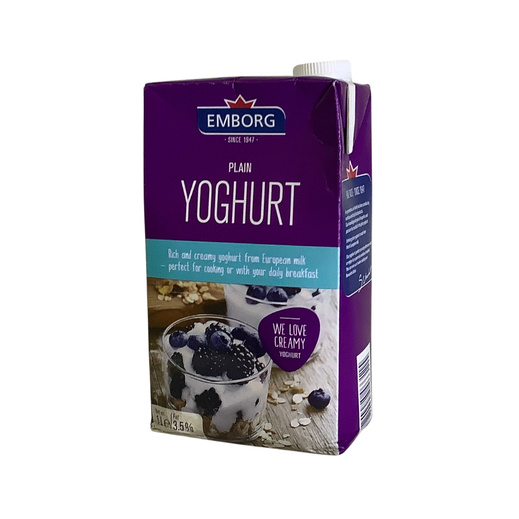 Emborg Plain Yoghurt 1Litre