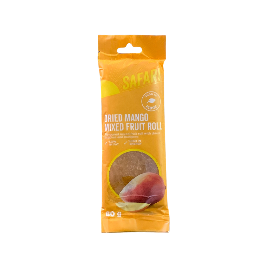 Safari Dried Mango Mixed Fruit Roll 80g