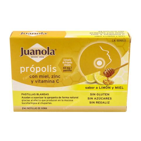 Juanola Própolis Sabor Limón y Miel