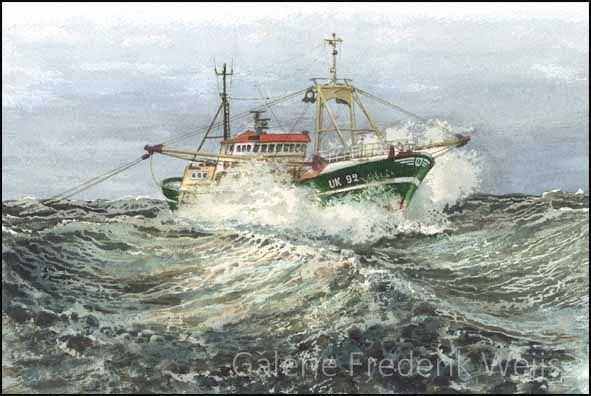Kunstkaart Kotter op Zee