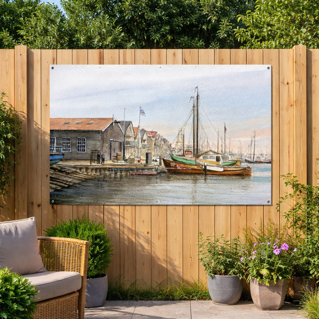Westerhaven (932) Urker tuinposter 80x110