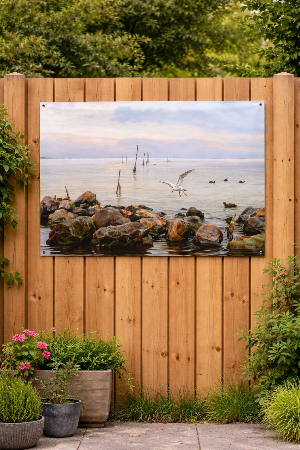 IJsselmeer (710) Urker tuinposter - 80x110