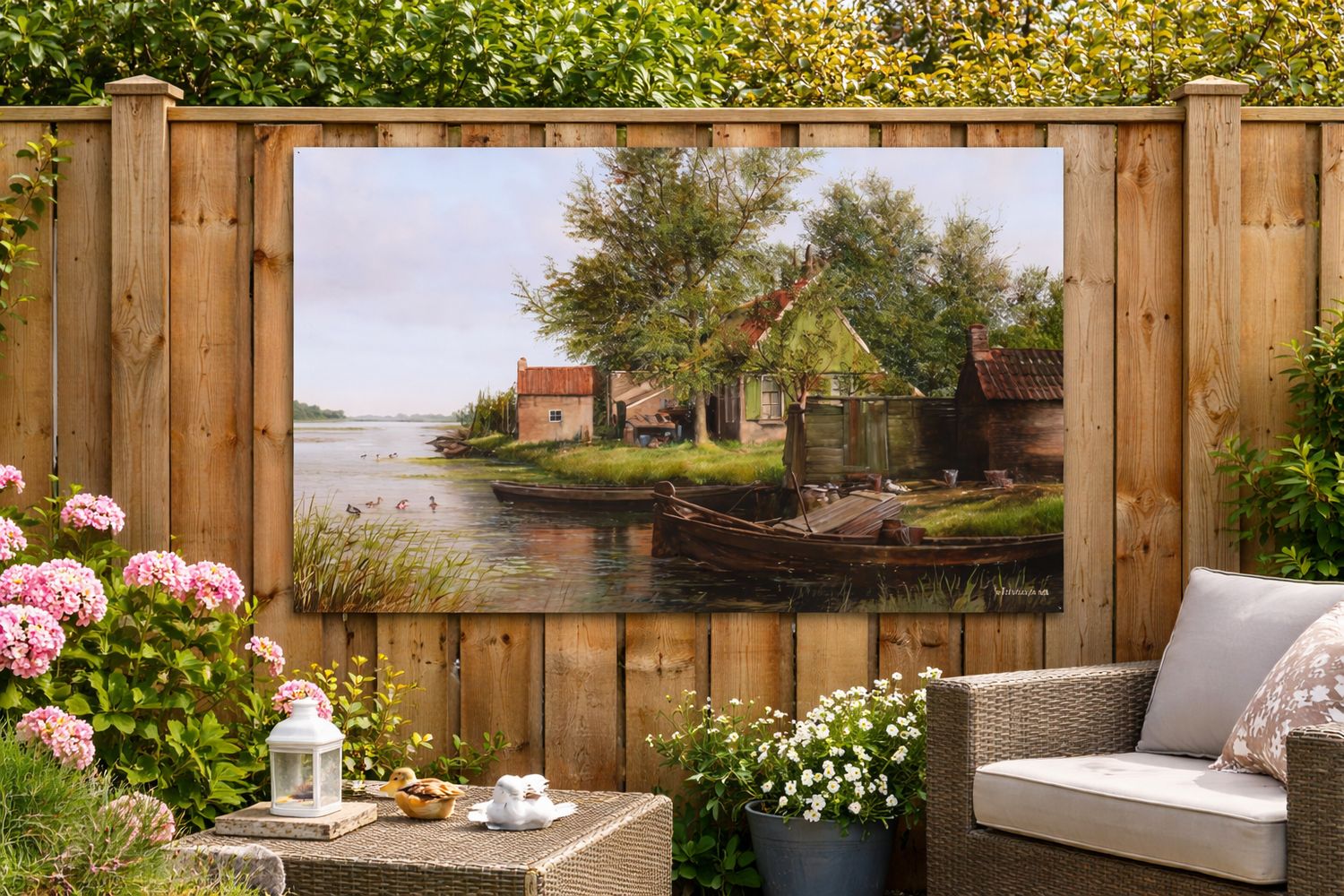 Wiedenhuisje  (762) Tuinposter 80x110