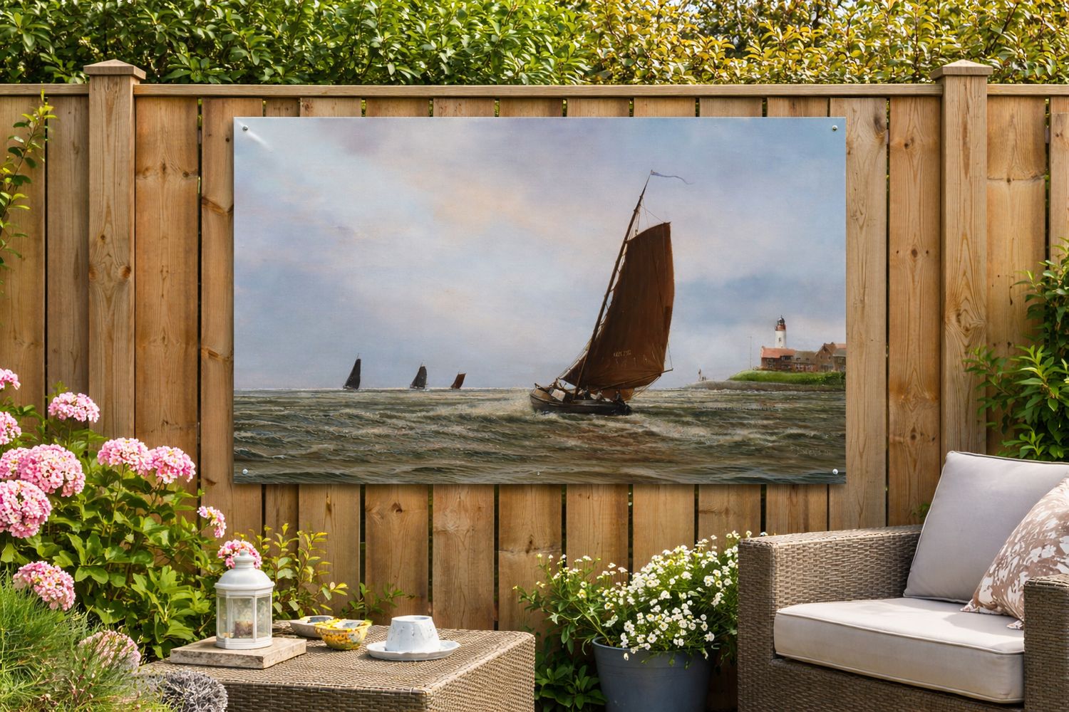 Botters Urk - Urker tuinposter - 80x110