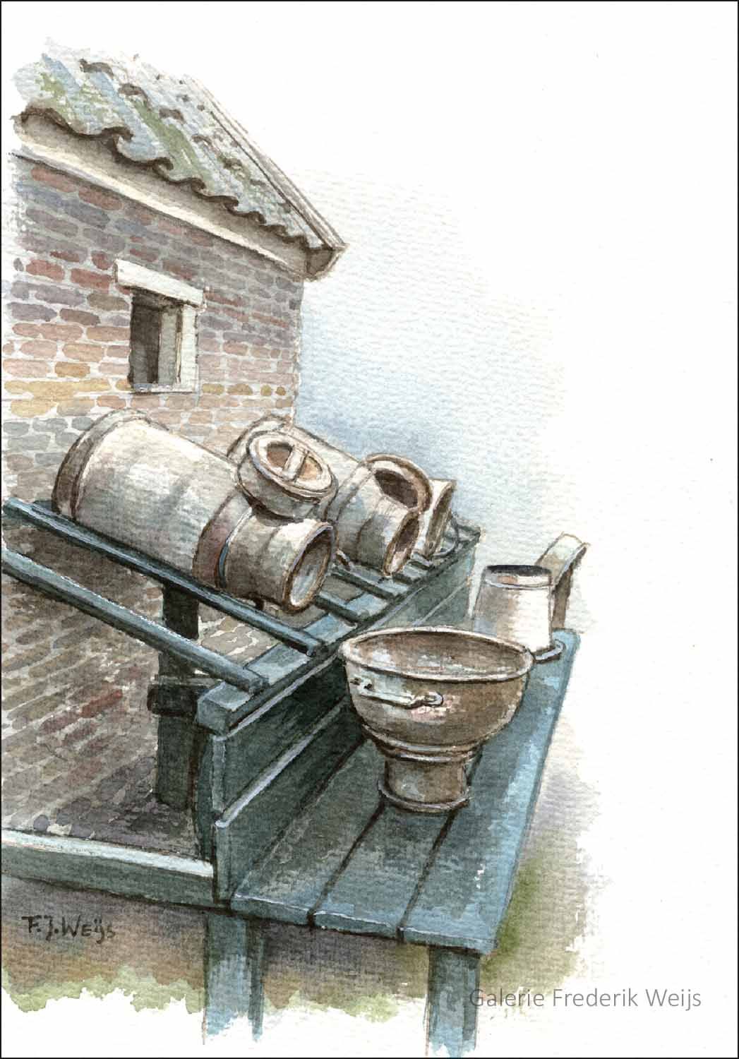 Melkbussen tuinposter (890) 80x110