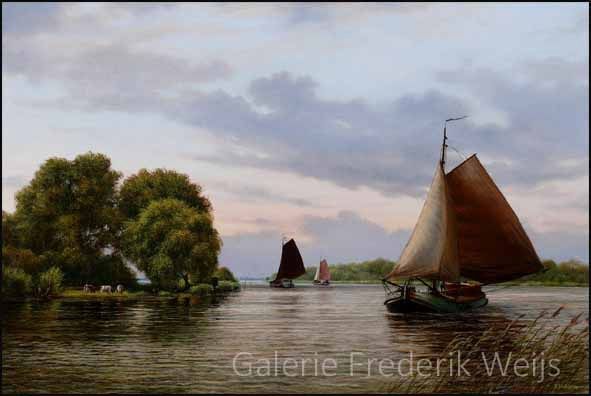 Zeilschip (609) tuinposter 80x110