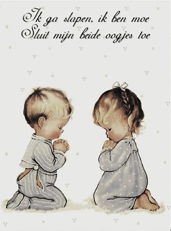 Decobordje ik ga slapen ik ben moe