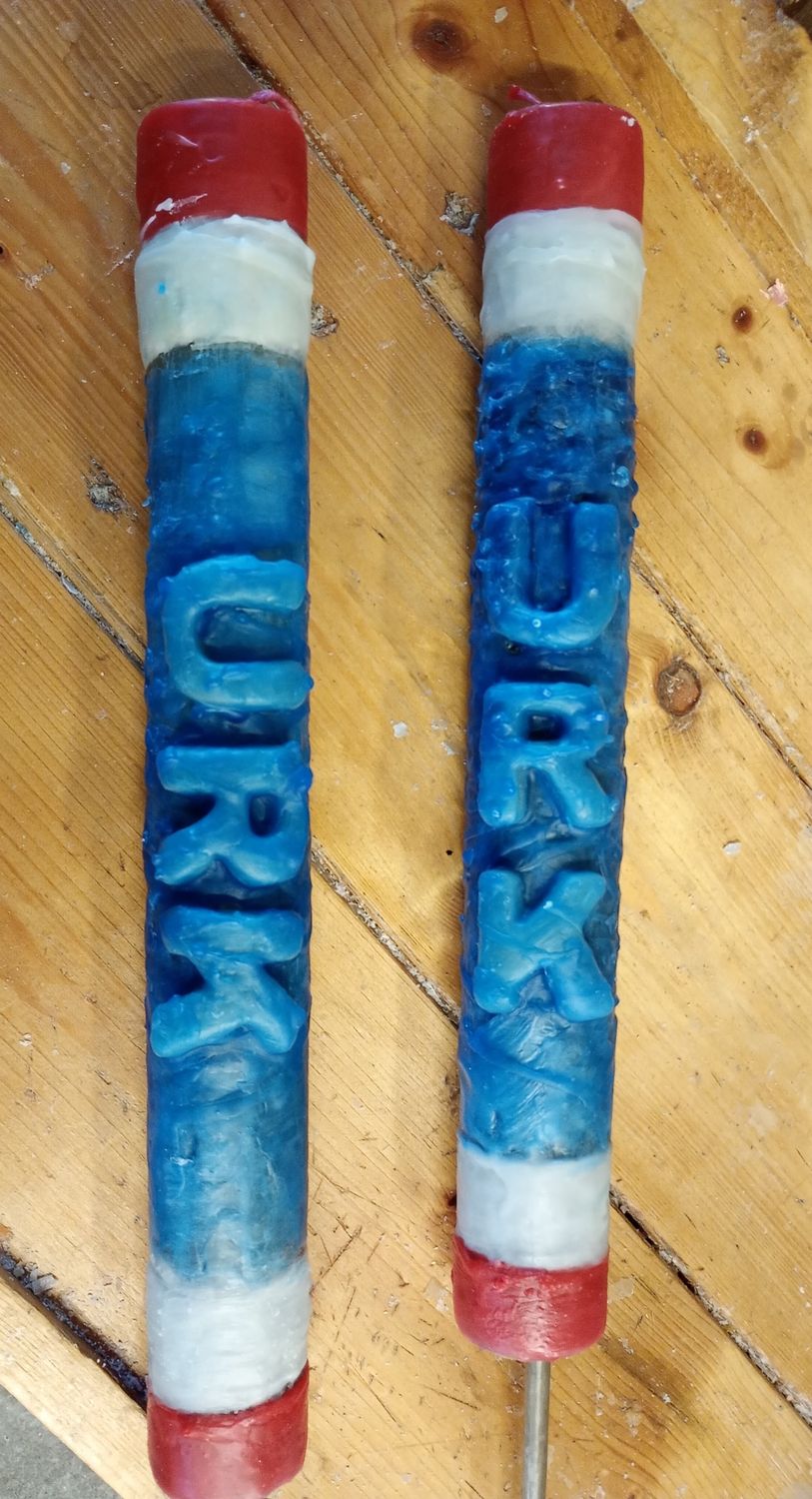 Tuinfakkel 3 kleuren met URK