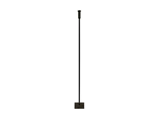 Vloerkandelaar zwart 160 cm