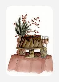 Kaart chocolade tulband