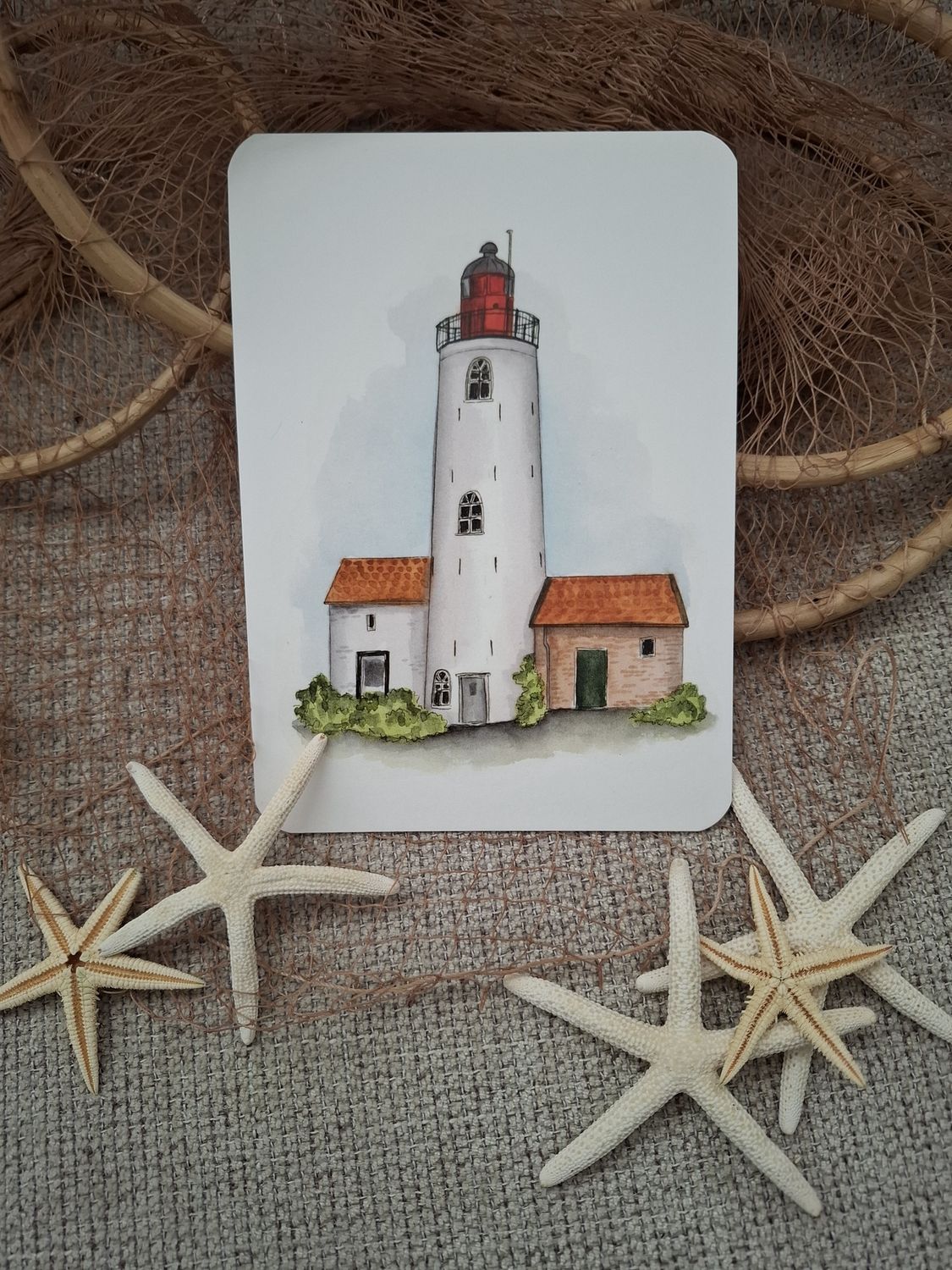 Urker kaart - vuurtoren