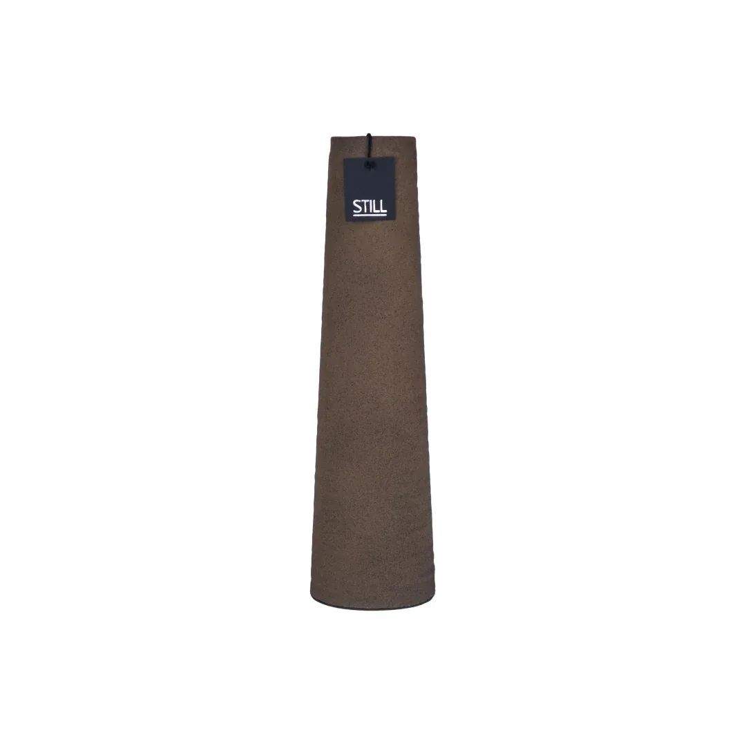 Geribbelde vaas hoog Espresso 60x15 cm - STILL