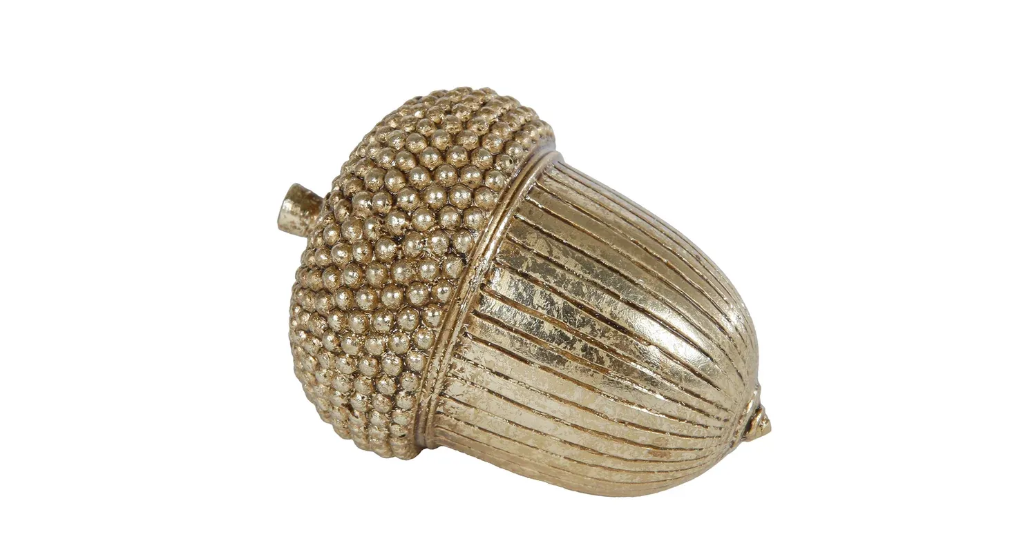 Eikel goud 5,7x5,7x8 cm