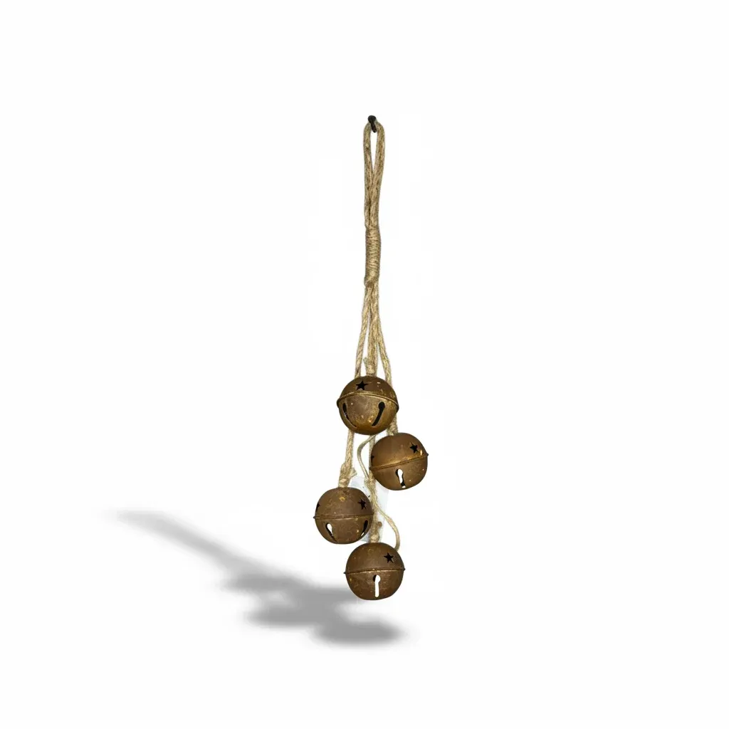 Metalen bollen toef met sterretjes
