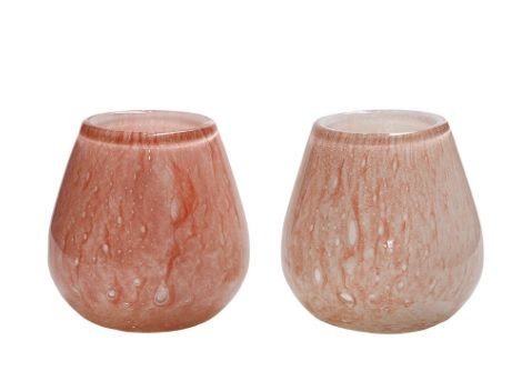 Kaarshouder Tasman Elite XS pink Ø12,5 x H11,5 cm