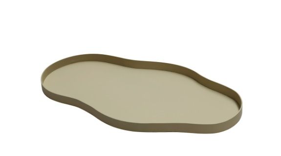 Dienblad Bauru S beige L44 x B25 x H2 cm