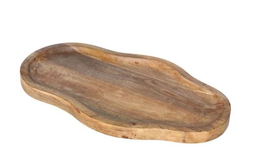 Dienblad Bauru S natural wood L44 x B25 x H2 cm
