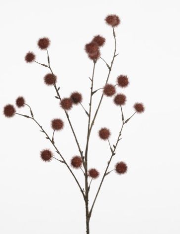Pompom L91cm brown