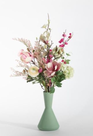 Boeket roze / crème