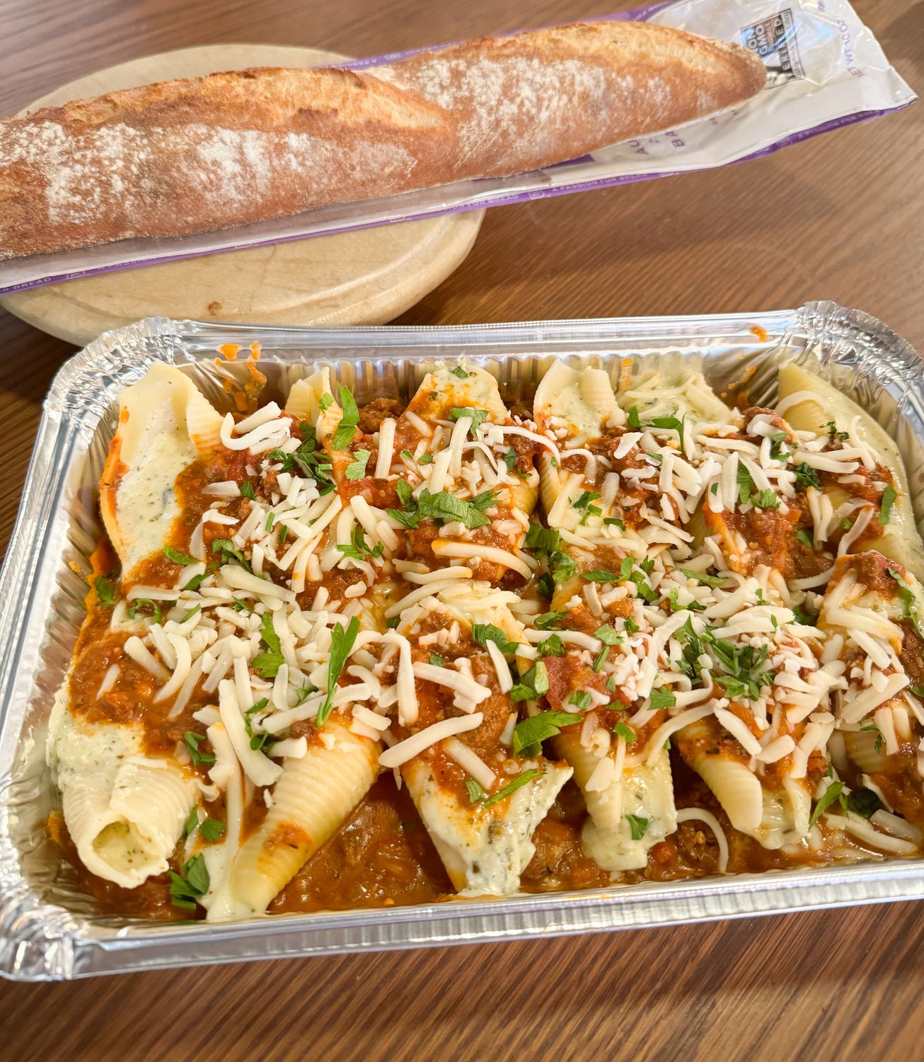 Ricotta Stuffed Shells with Bolognese Ricotta Stuffed Shells with Bolognese