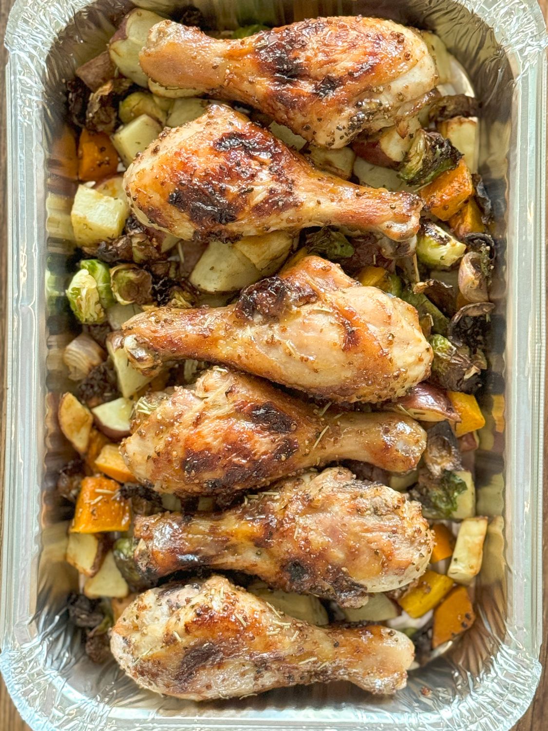 Maple Mustard Chicken Drumstick Dinner Maple Mustard Chicken Drumstick Dinner