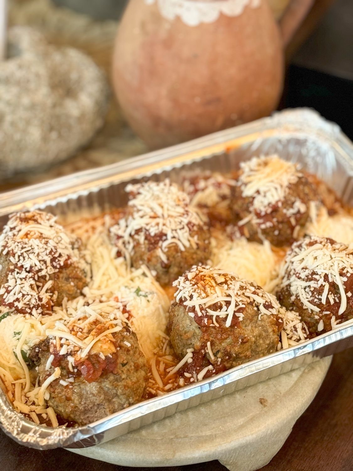 Baked Meatballs & Ricotta Baked Meatballs & Ricotta