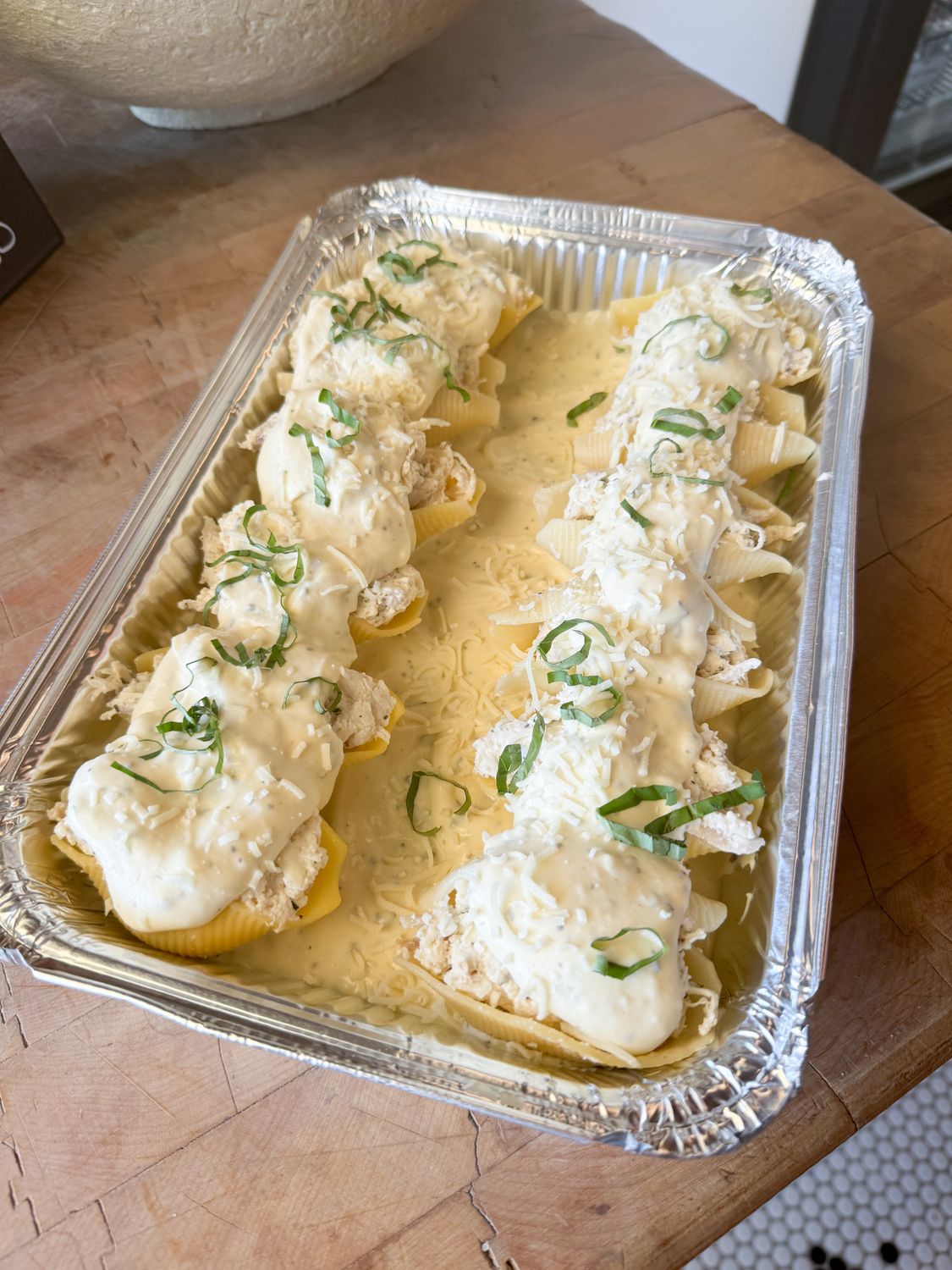 Alfredo Stuffed Shells Alfredo Stuffed Shells