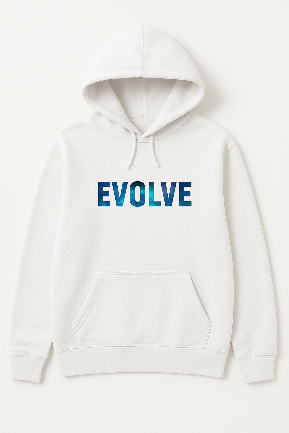 Solid White Hoddie