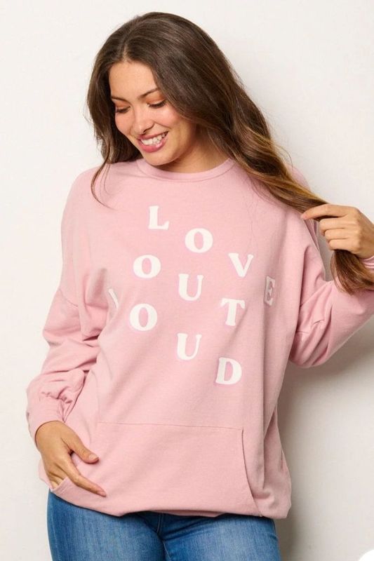 Graphic sweater