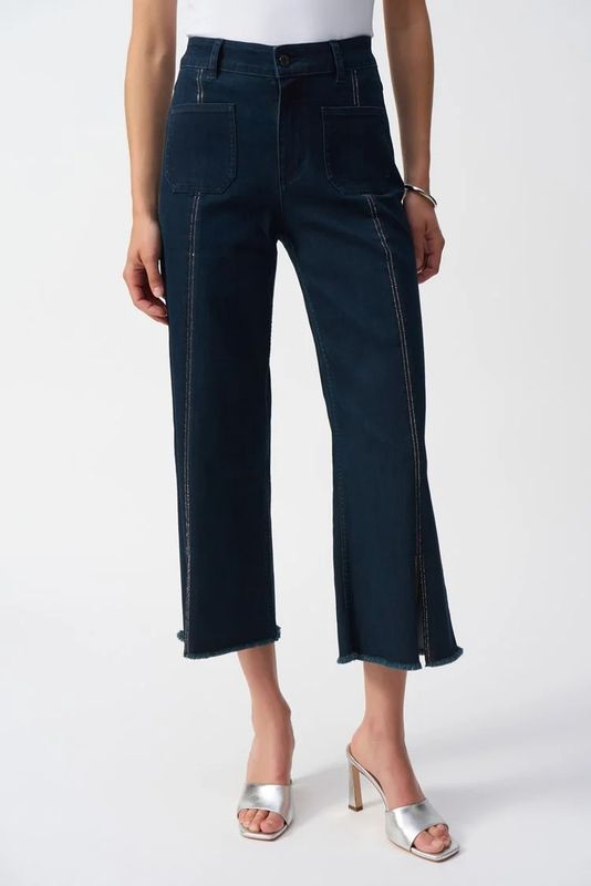 Ribkoff Split Hem Stone Detail Jeans - 241903