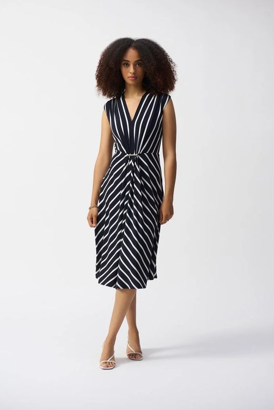Ribkoff - Stripe Fit and Flare Dress - 251295X